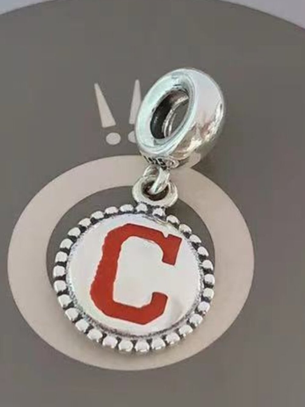 Pandora Cleveland Indians Baseball Charm